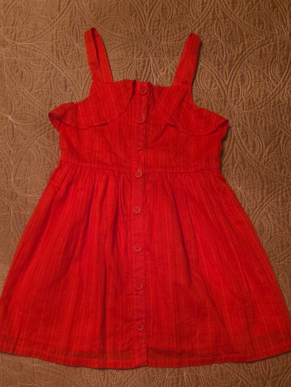 Gymboree Bright Red Button-Front Sundress